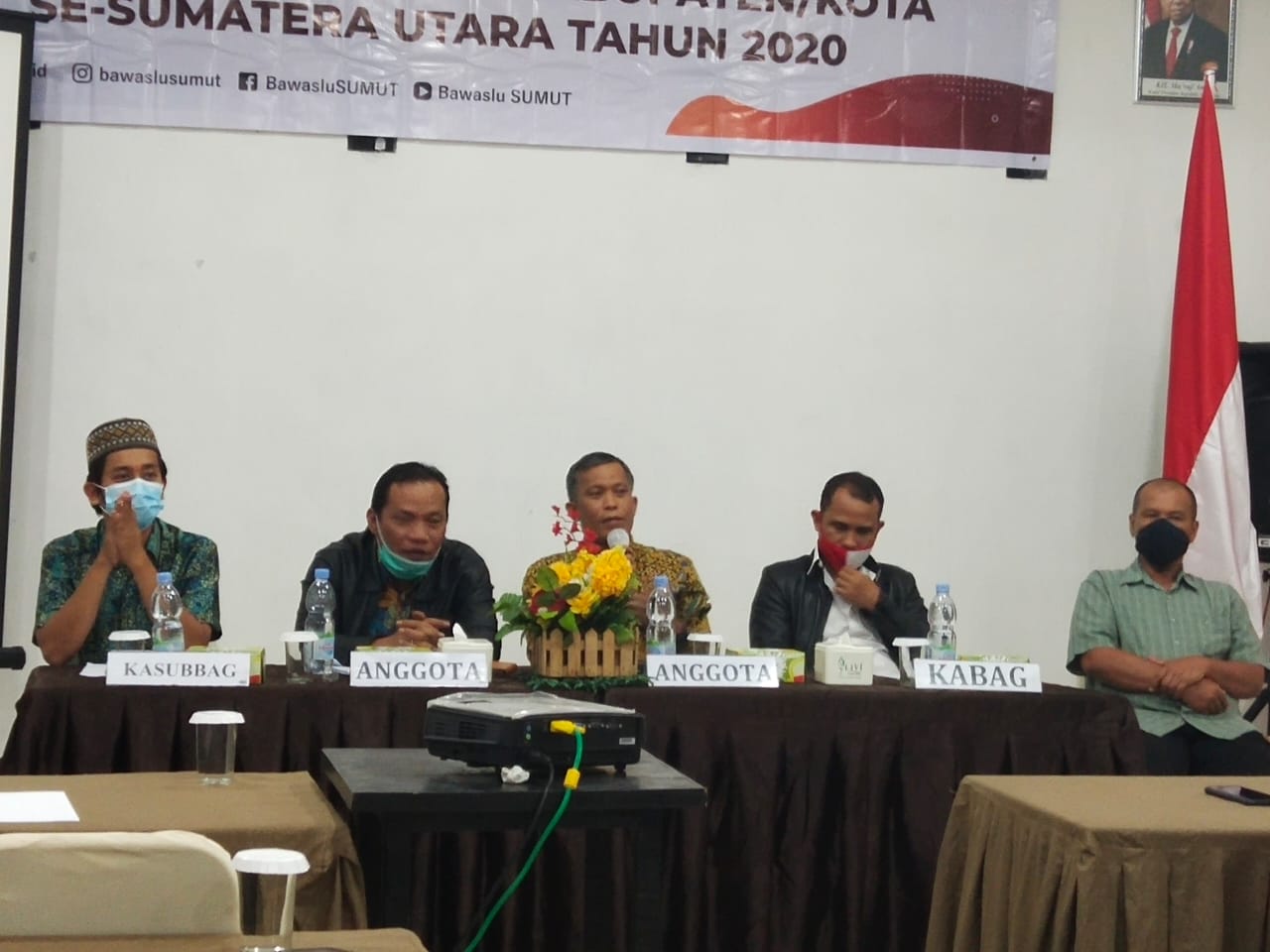 BAWASLU KOTA PADANGSIDIMPUAN HADIRI RAPAT PENINGKATAN KEHUMASAN DILINGKUNGAN BAWASLU KAB/KOTA SE-SUMATERA UTARA