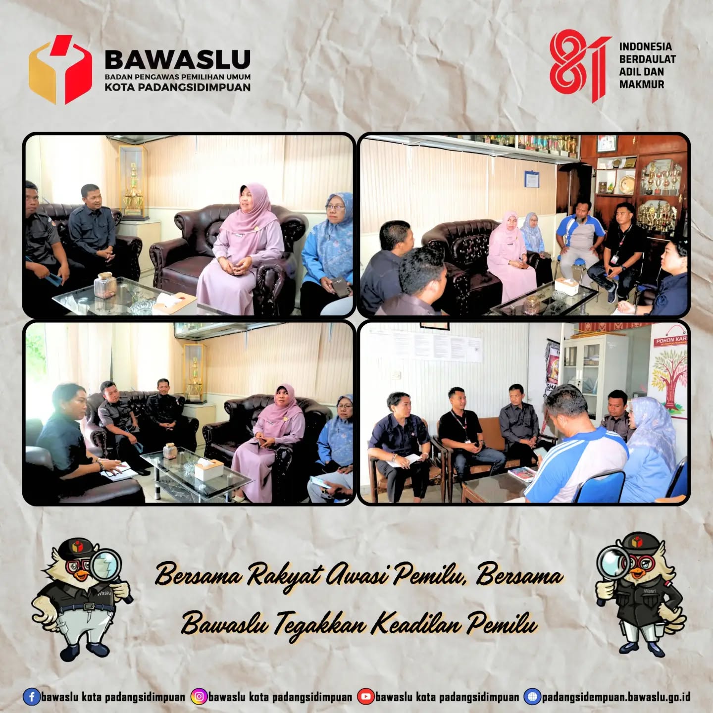 audiensi SMA 3 dan Orientasi PPPK