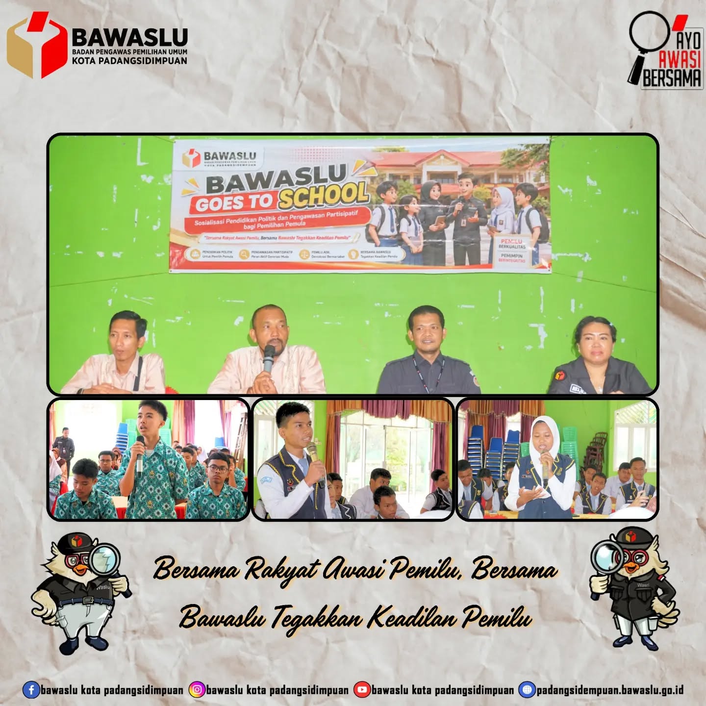 MAN 2 Bawaslu Goes To School