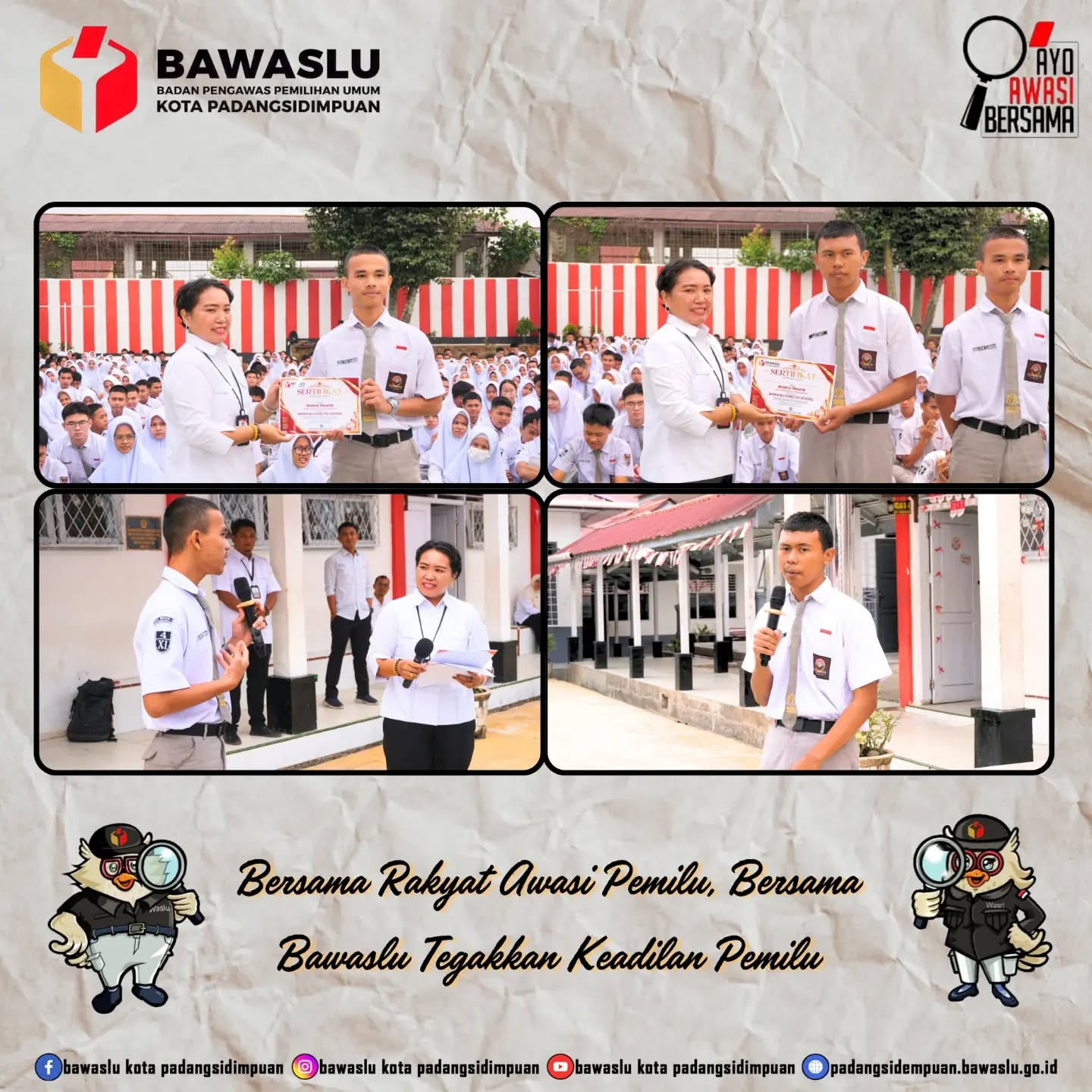 Bawaslu goes to school SMA 1