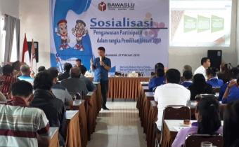 Gelar Sosialisasi Pengawasan Pemilu Partisipatif, Bawaslu Sumut ajak Semua Elemen Terlibat.