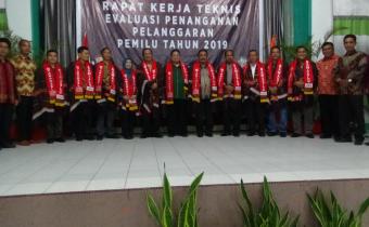 Bawaslu Kota Padangsidimpuan Hadiri Rapat Kerja Teknis Evaluasi Penanganan Pelanggaran Pemilu Tahun 2019