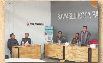 Bawaslu Kota Padang Sidempuan Gelar Coffe Morning Bersama Polres Kota Padang Sidempuan Dan Kejari Kota Padang Sidempuan