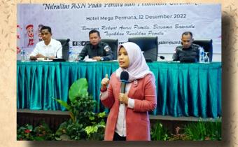 Bawaslu Kota Padang Sidempuan Melakukan Sosialisasi Pengawasan Pemilu Partisipatif Terkait Netralitas ASN Pada Pemilu dan Pemilihan Serentak Tahun 2024