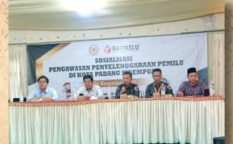 Bawaslu gelar Sosialisasi Pengawasan Penyelenggaraan Pemilu di Kota Padang Sidempuan